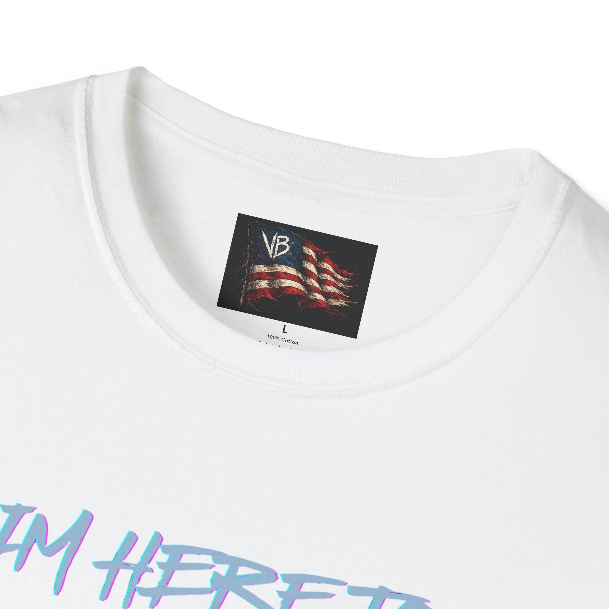 IM HERE TO SUFFER - VANTABLACK APPAREL DUCK PUMP COVER